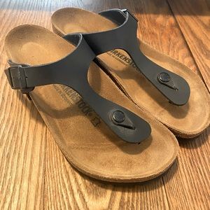 BIRKENSTOCK Gizeh Birko-Flor black W8/M6